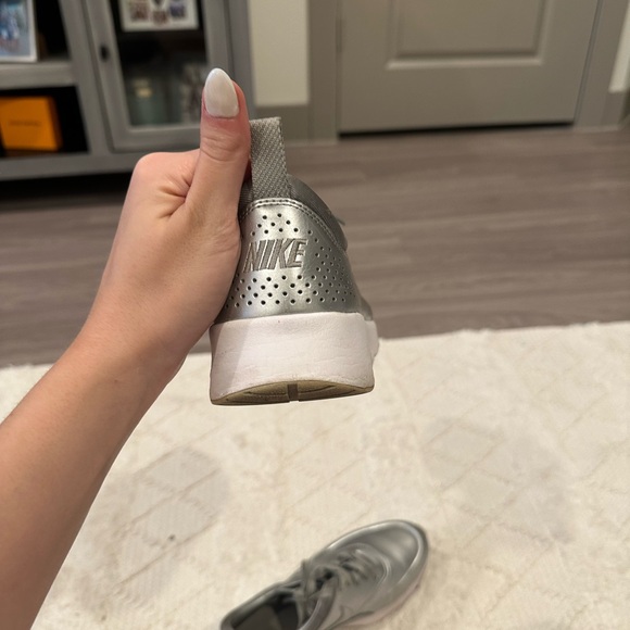 Nike Air Max Thea Silver Sneakers - Picture 4 of 7